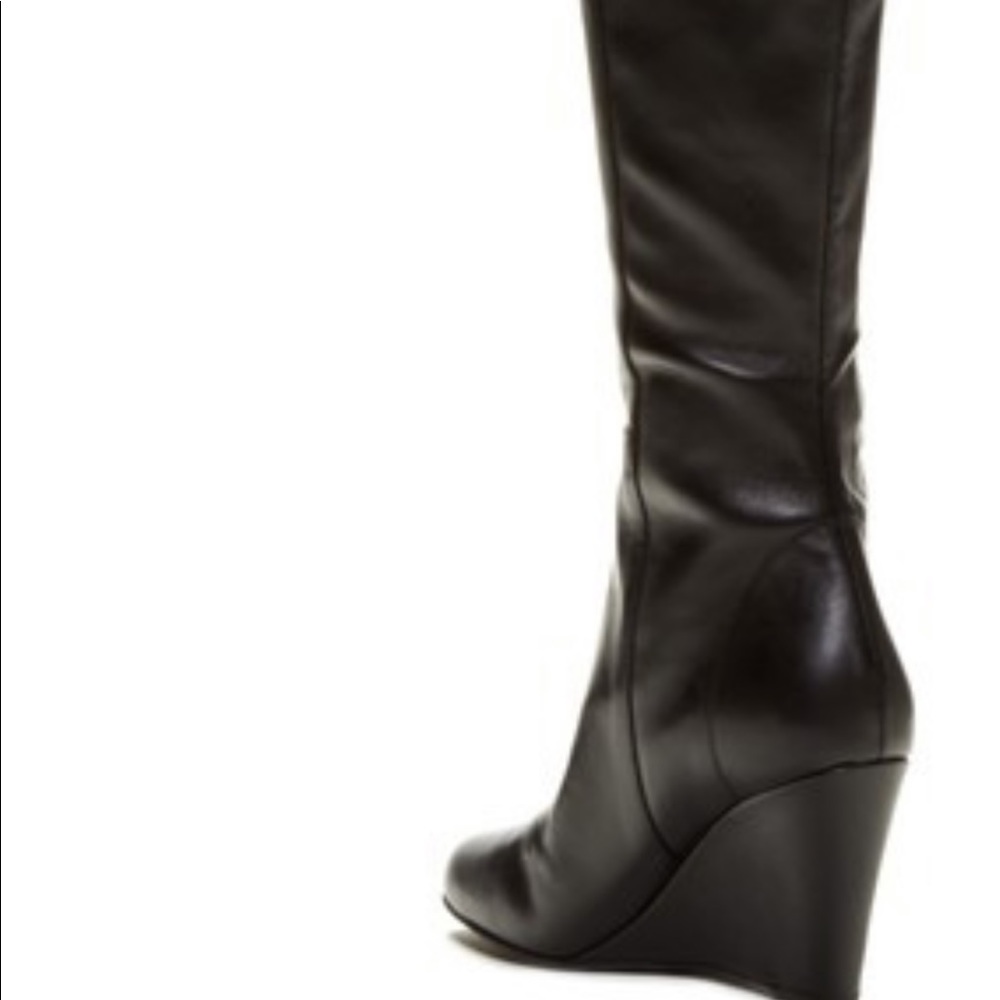 Vía Spiga Felipa Leather Wedge Boot